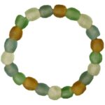 Glass pearls Collection (coordinated pieces): Bracelets - Rainbow