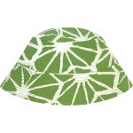 Organic Cotton: Adults Sun Hat -Green Tiles L/XL
