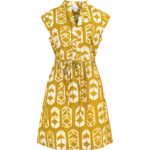 Retro Dresses -Shields Mustard Organic Cotton