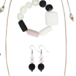 Recycled Glass Kalahari Necklace Neutral