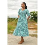 Bay Dress: Blossom – Sea Glass-Organic