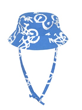 Babies Sun hats- Blue Bikes Organic Cotton