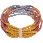 Recycled Glass Azonto Rust Bracelet