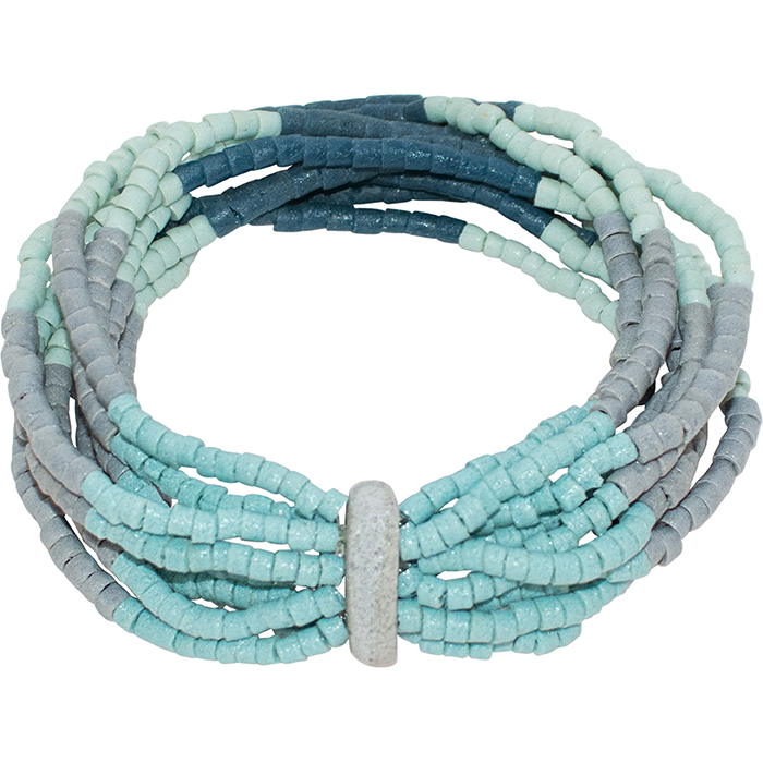 Recycled Glass Azonto Sea Glass Bracelet