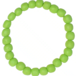 Glass pearls Collection : Bracelet - Lime